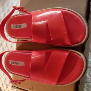 Melissa Jelly Platform Sandals